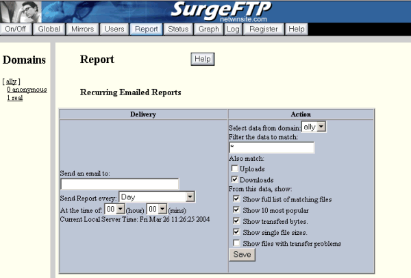 Surgeftp Screenshot